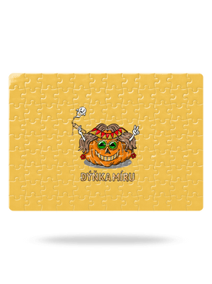 Dýňka míru puzzle White