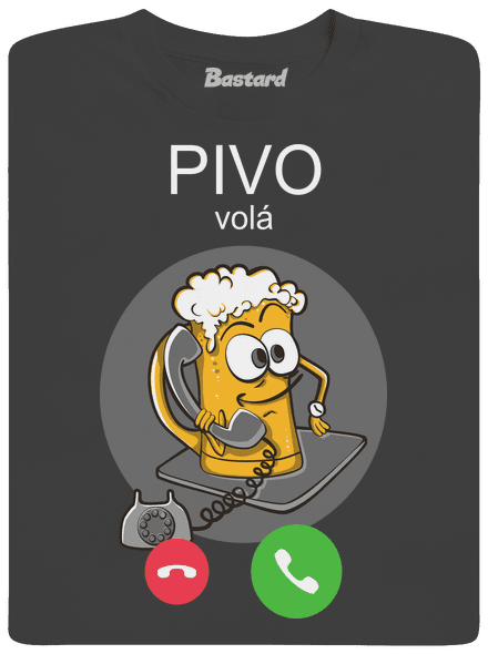 Pivo volá pánské dlouhý rukáv Dark Grey