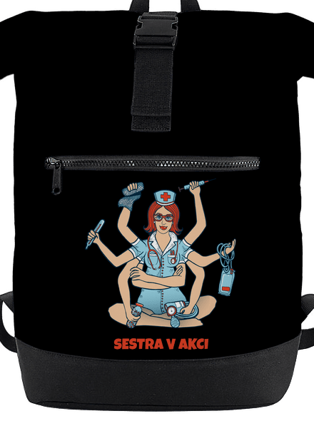 Sestra v akci batoh Black