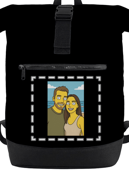 Simpsonovi z vlastní fotky batoh Black