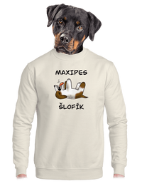 unisex mikina bez kapuce