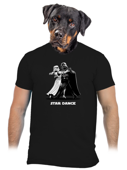 Star dance pánské tričko Black