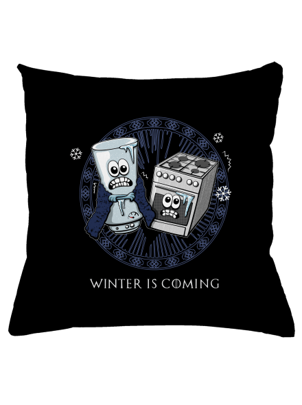 Winter is coming polštář Black