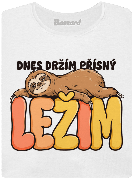Přísný ležim dámské tričko White
