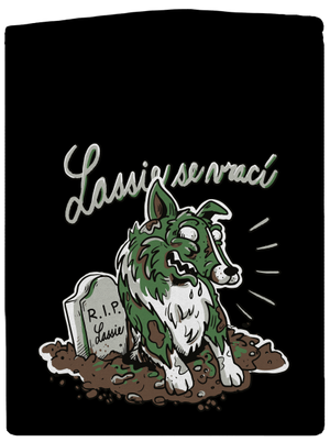 Lassie se vrací pánská mikina na zip Black