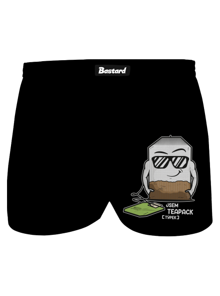 Čajový týpek pánské trenky Black
