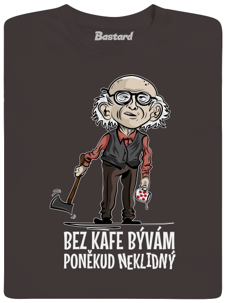 Neklidný bez kafe pánské dlouhý rukáv Bear Brown