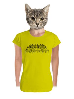 Cimrman: Debil, blbeček dámské tričko premium Lemon