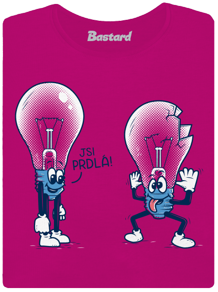 Prdlá dámské tričko Fuchsia Red