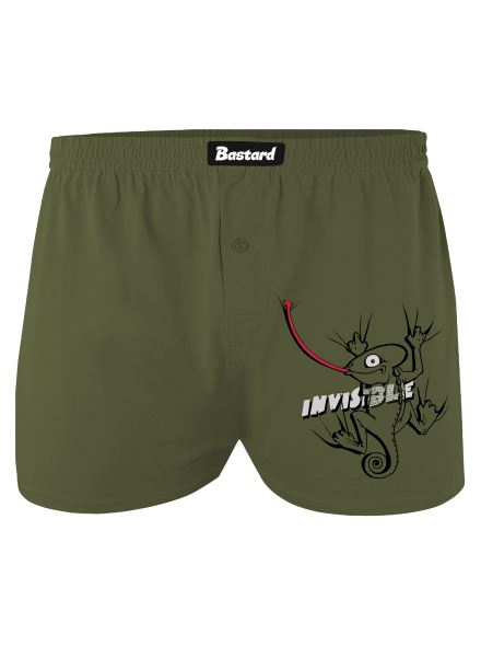 Invisible chameleon pánské trenky Khaki