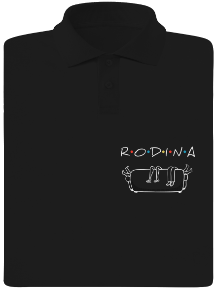 Rodina pánská polokošile Black