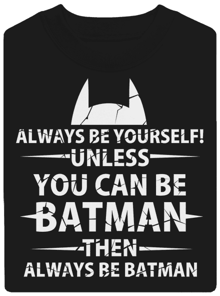 Batman unisex mikina bez kapuce Black