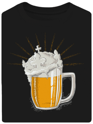 České zlato unisex tričko oversized Black