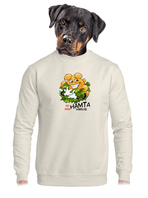unisex mikina bez kapuce