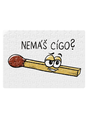 Cígo a oheň puzzle White