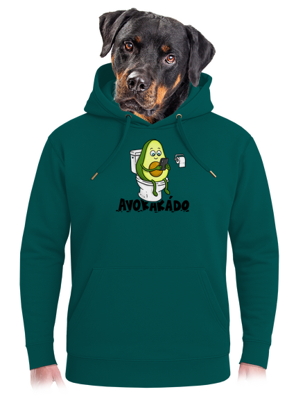 Avokakádo unisex mikina premium Emerald Green