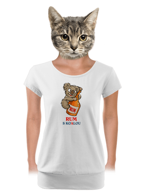 dámské tričko s lemem