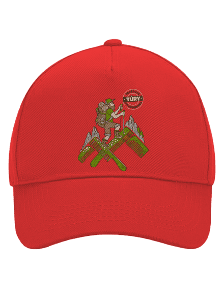 Turista kšiltovka baseballka Classic Red