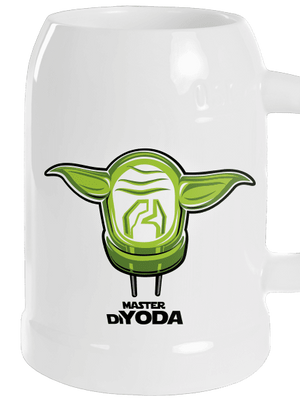 Mistr DiYoda půllitr White
