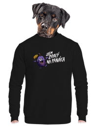 unisex mikina bez kapuce