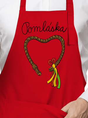 Pomláska zástěra Red