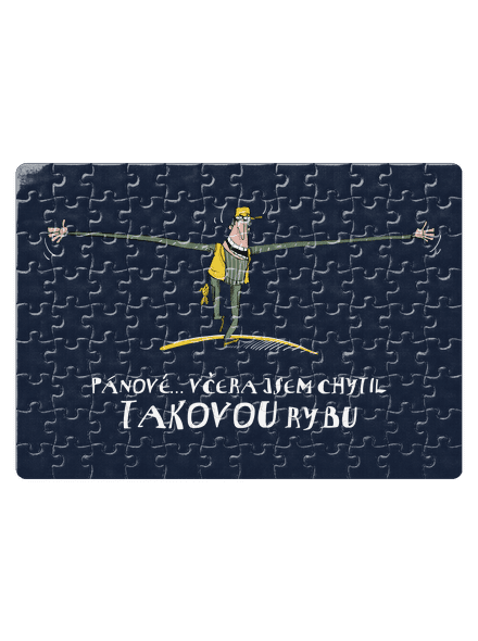 Takovou rybu jsem chytil puzzle White