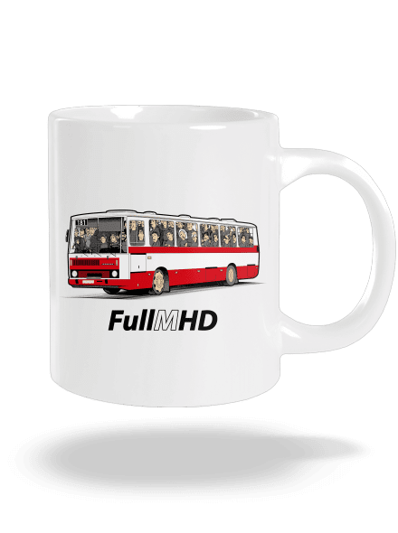 Full MHD velký hrnek White