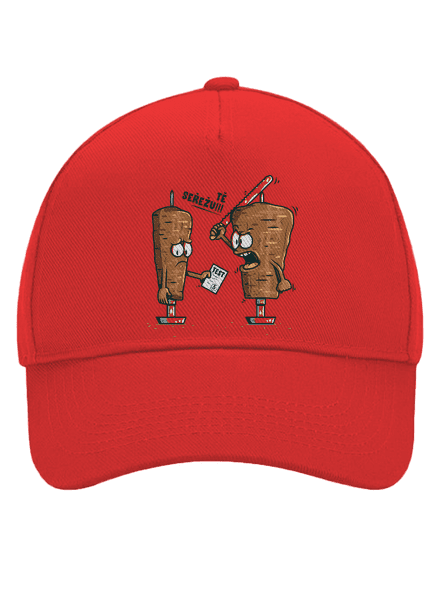 Kebab kšiltovka baseballka Classic Red