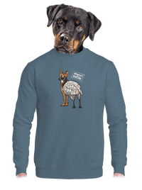 unisex mikina bez kapuce