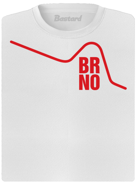 Brno dámské sportovní tričko White