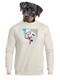 unisex mikina bez kapuce