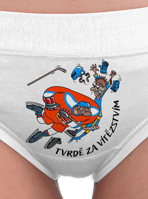 Tvrdě za vítězstvím dámské kalhotky White