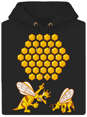 Sladká chyba unisex mikina premium Dark Black