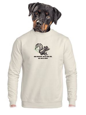 unisex mikina bez kapuce