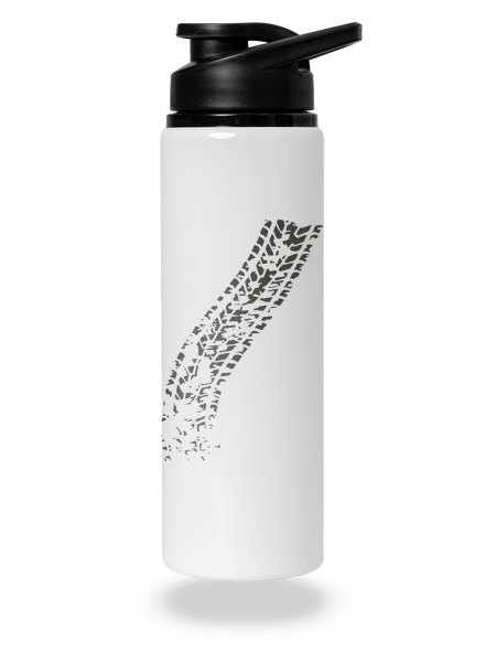 Přejetej lahev na vodu White