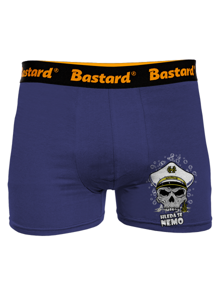 Kapitán Nemo boxerky Blue Navy
