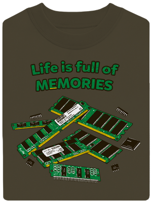 Uchováno v paměti unisex mikina bez kapuce Urban Khaki