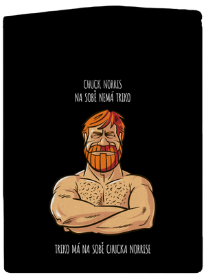 Chuck Norris dámská mikina na zip Black
