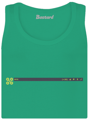 NYX lišta dámské tílko klasické Mint Mal