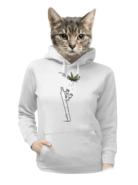 Joint a syn dámská mikina klokanka White