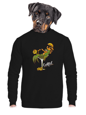 unisex mikina bez kapuce