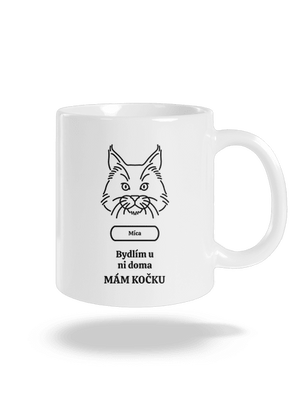 Nemůžu, mám kočku klasický hrnek White