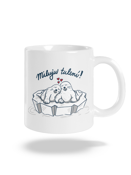 Miluju tulení klasický hrnek White