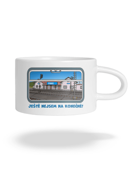 Nejsem na konečné hrnek makronka White