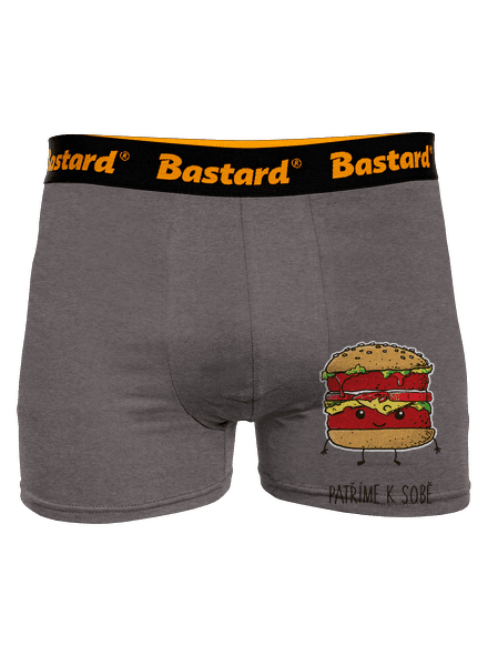Patříme k sobě boxerky Gray Melange