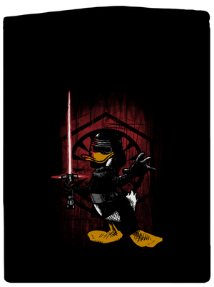Kylo Duck dámská mikina na zip Black