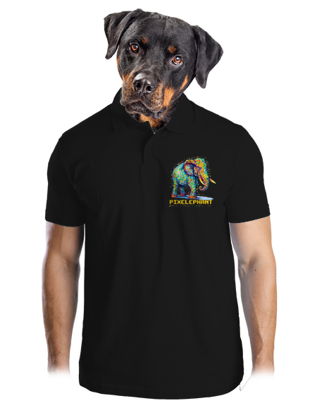 Pixelephant pánská polokošile Black