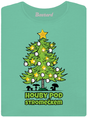 Houby pod stromečkem dámské tričko premium Mint Mal