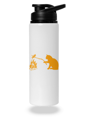 Kočka a myš lahev na vodu White