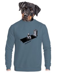 unisex mikina bez kapuce